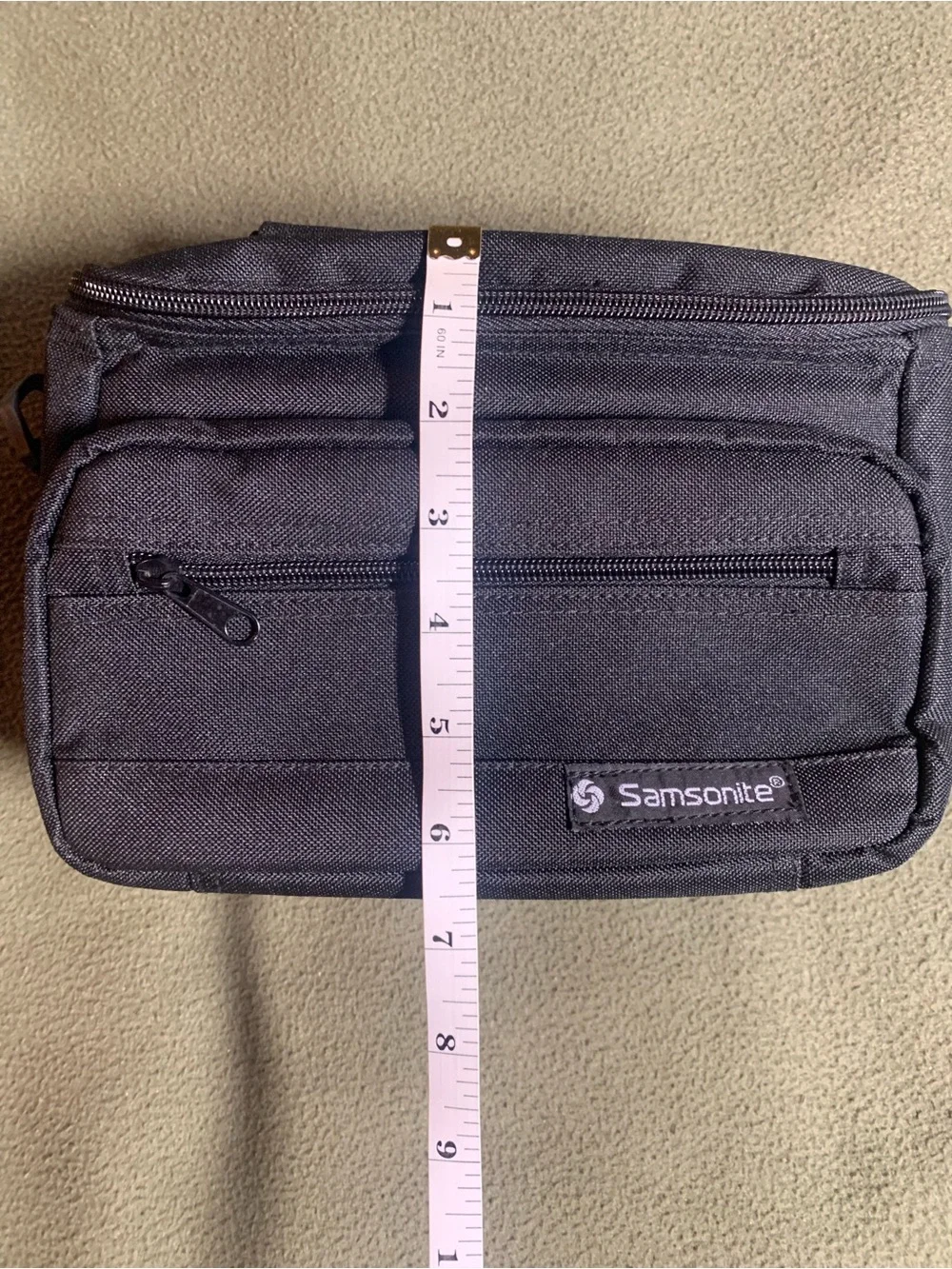 New Samsonite black padded camera/camcorder bag. Approx 9.5” x 6.5” x 4”